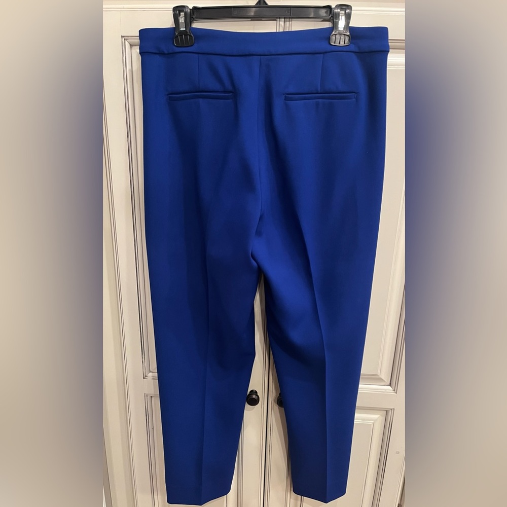 J. Crew Royal Blue Women's Trousers Kate Pant Size 10 Style BK251 - Picture 2 of 7